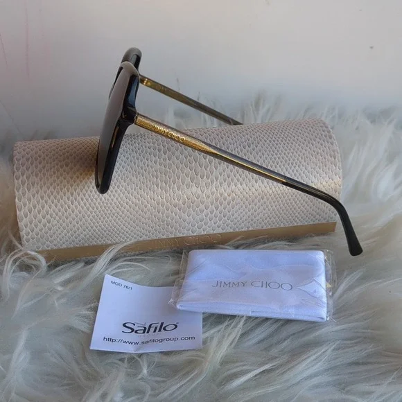 Jimmy‎ Choo Fedes Nylon Butterfly Sunglasses, New